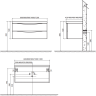 Тумба BELBAGNO ANCONA ANCONA-N-900-2C-SO-WO